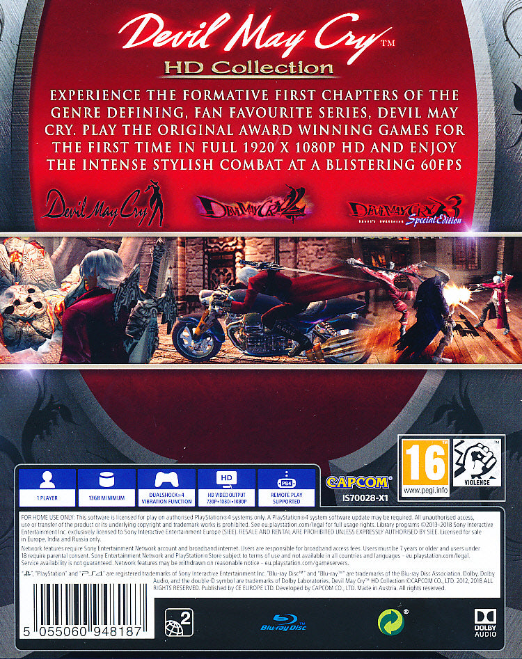 Devil May Cry HD Collection PS4