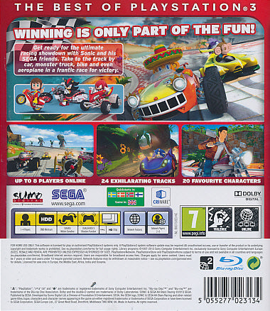 Sonic & Sega ASR Essentials PS3