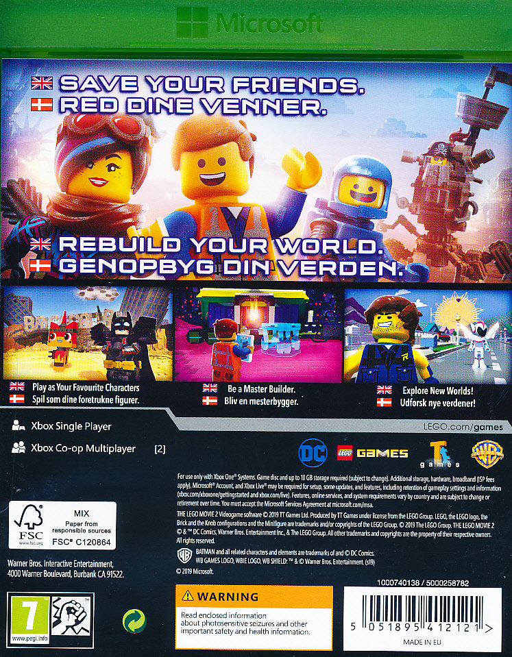 Lego Movie Videogame 2 XBO