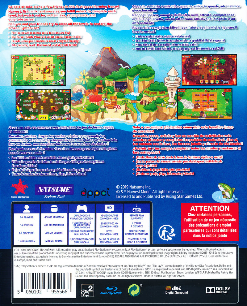 Harvest Moon Mad Dash PS4
