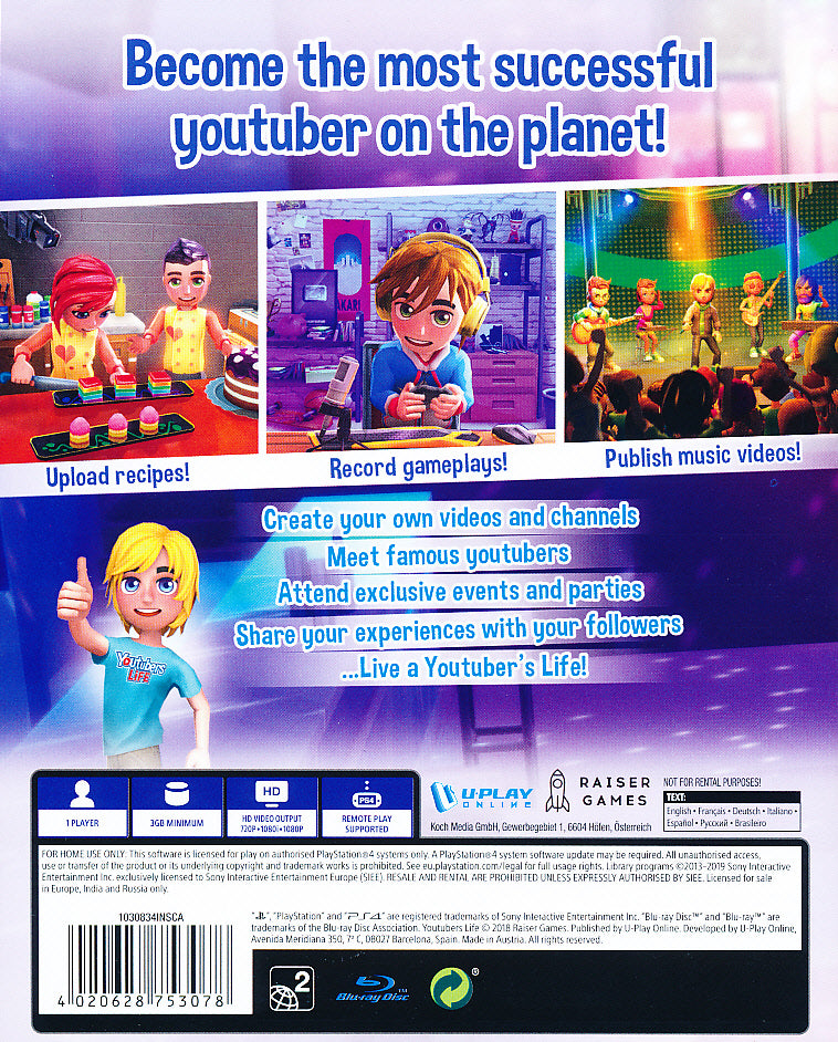 Youtubers Life PS4