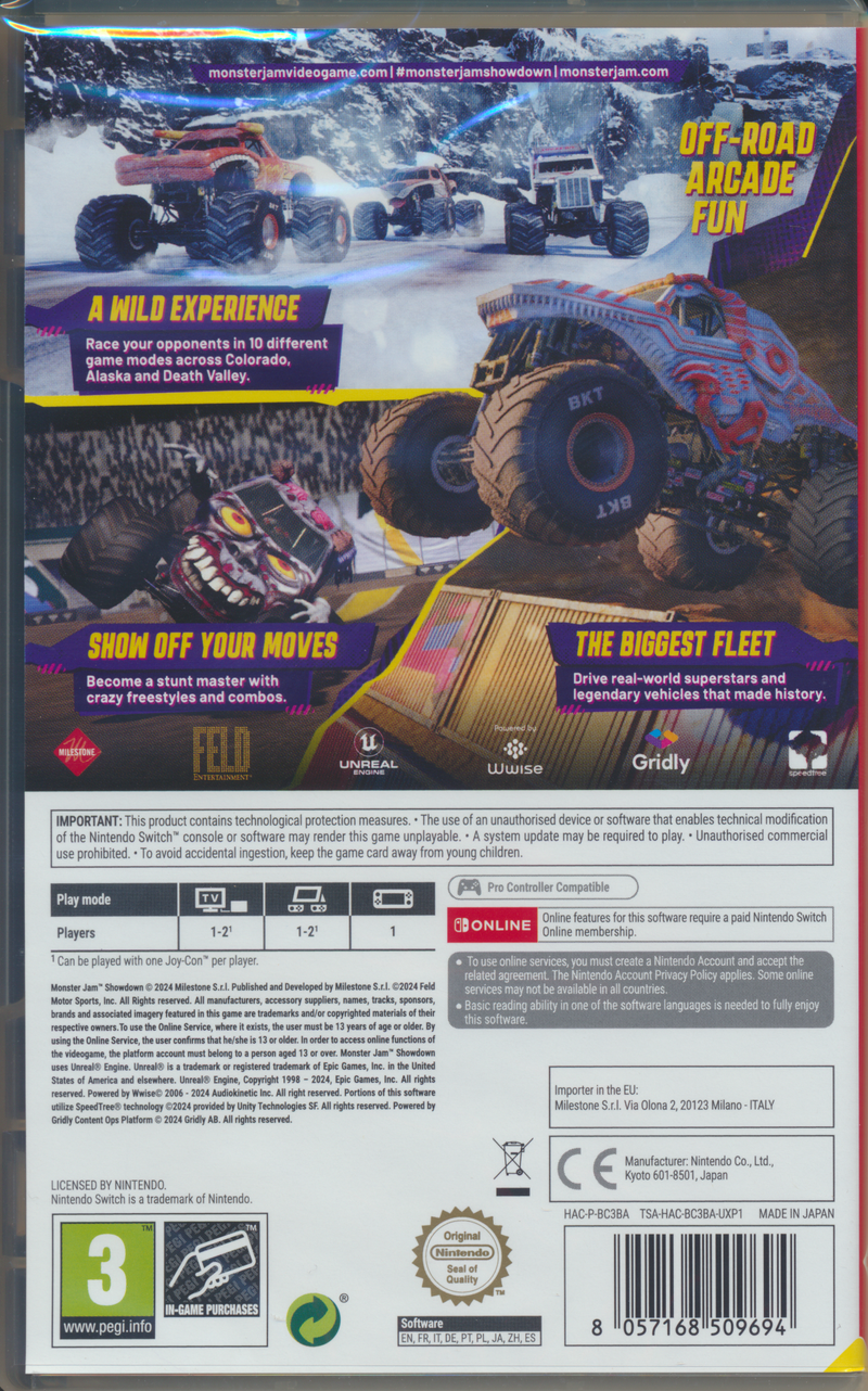 Monster Jam Showdown D1 Ed. NS