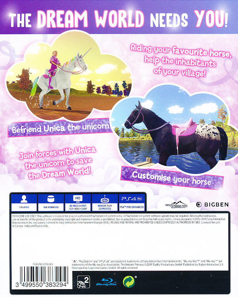 The Unicorn Princess PS4