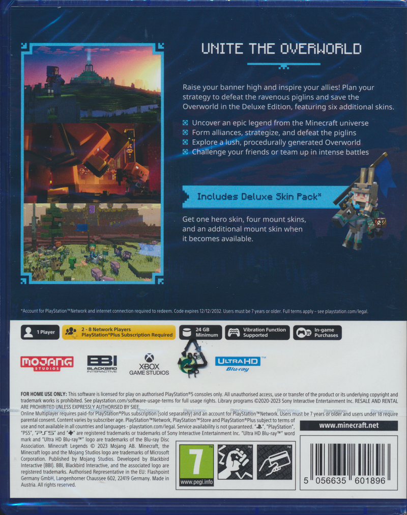 Minecraft Legends Deluxe Edition PS5