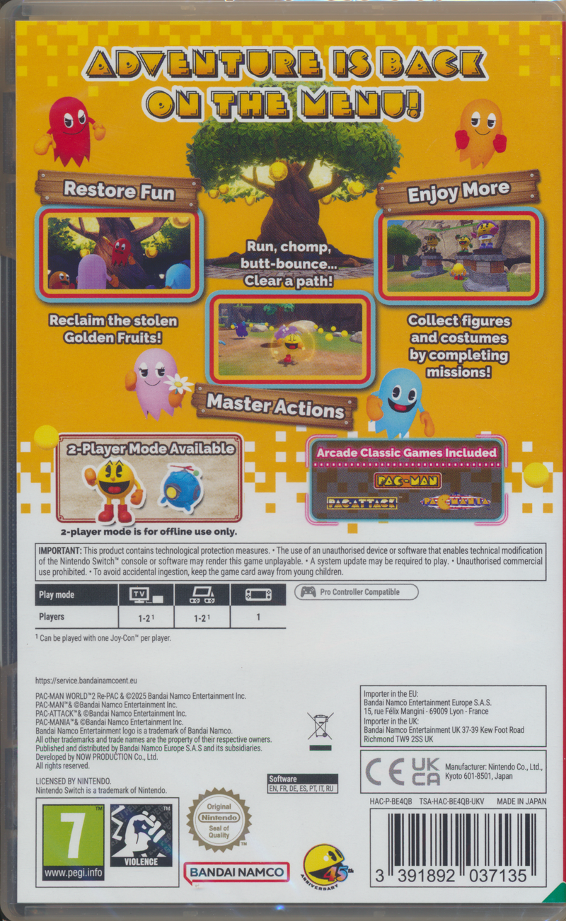 Pac-Man World 2 Re-Pac NS