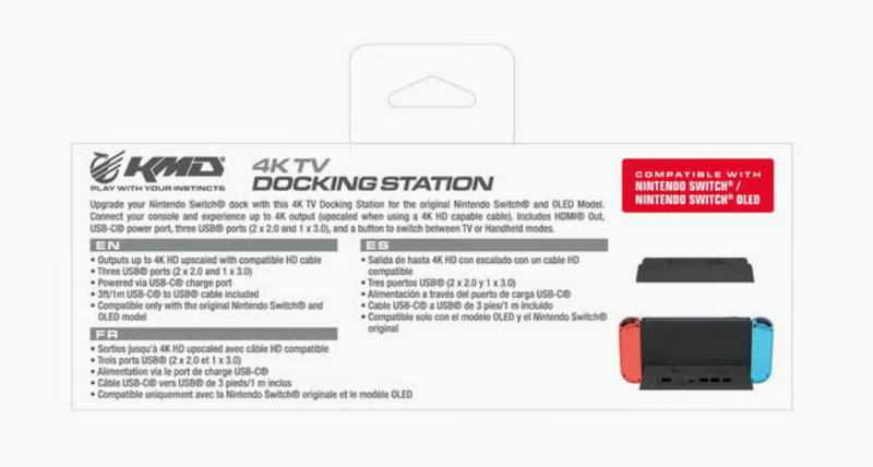 KMD 4K TV Docking Station for Switch