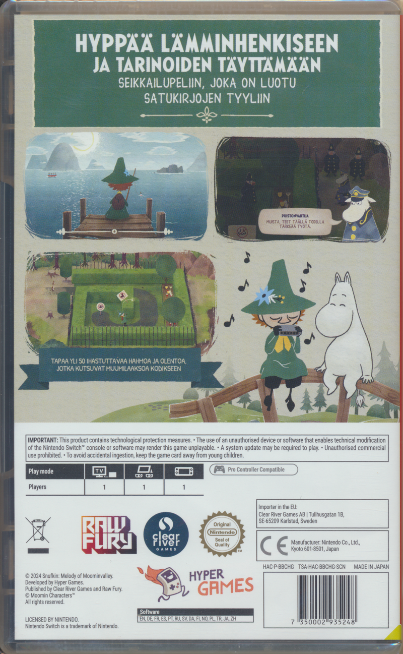 Snufkin Melody of Moominvalley FI NS