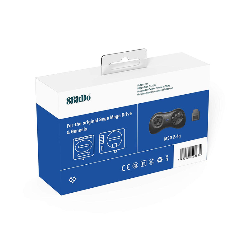 8BitDo M30 2.4G Mega Drive Black