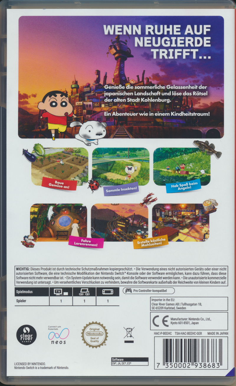 Shin chan Shiro and the Coal Town USK NS