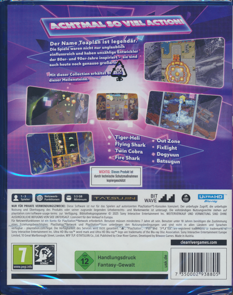 Toaplan Arcade Collection Vol. 1 USK PS5