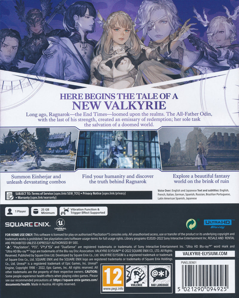 Valkyrie Elysium PS5