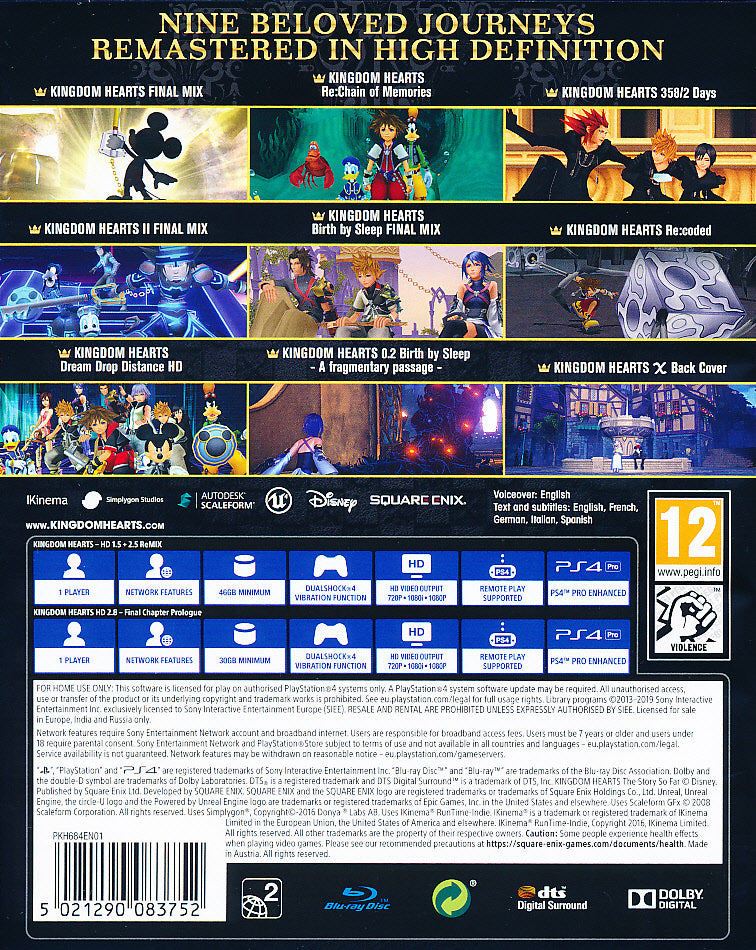 Kingdom Hearts The Story So Far PS4