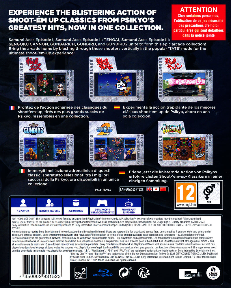Psikyo Shooting Library Vol 2 PS4