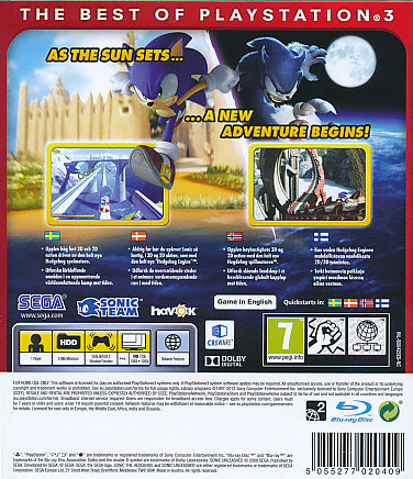 Sonic Unleashed NORD Essentials PS3