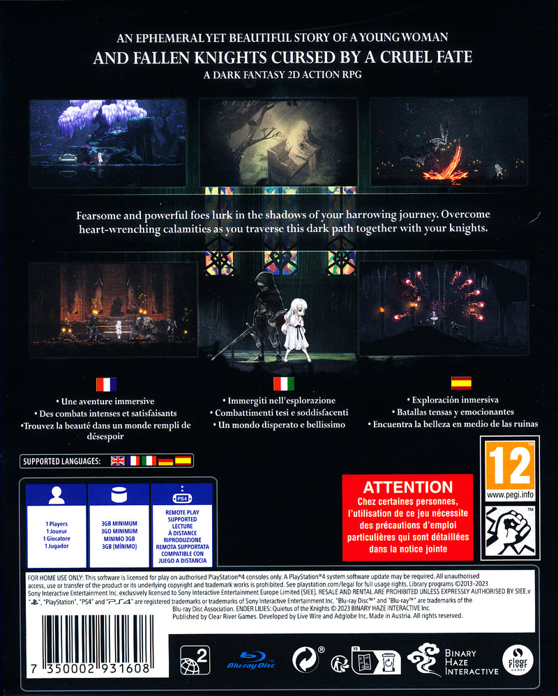 Ender Lilies Quietus of the Knights PS4