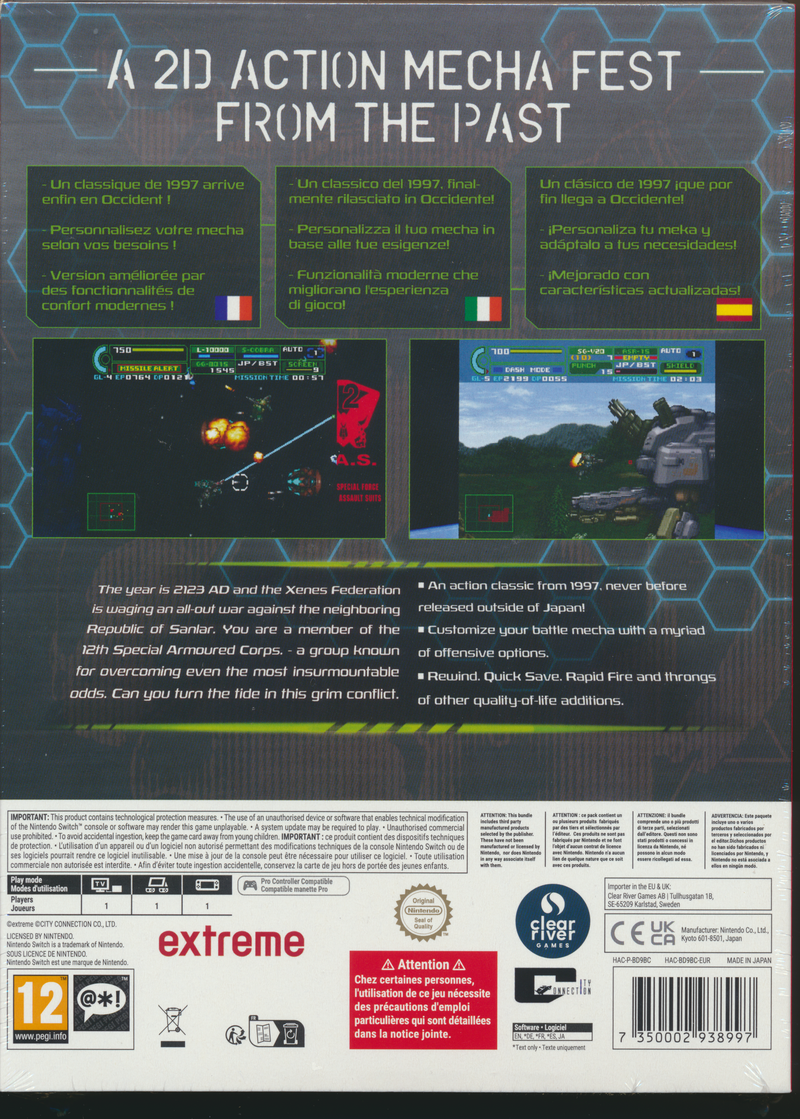 Assault Suit Leynos 2 Saturn T. DE. Ed NS