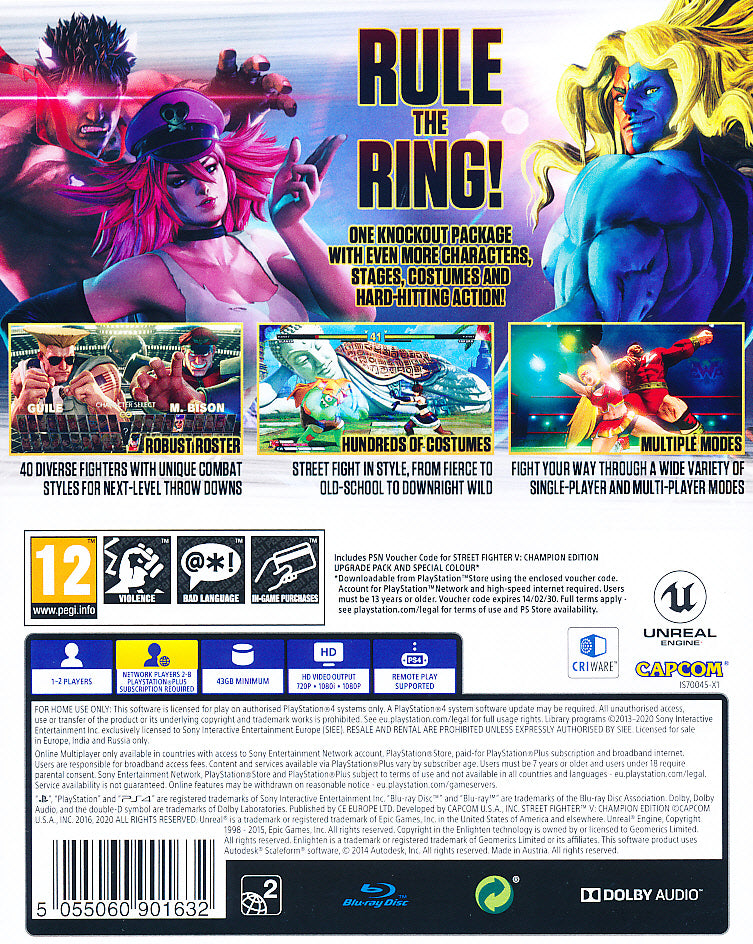 Street Fighter V Champion Ed. PS4