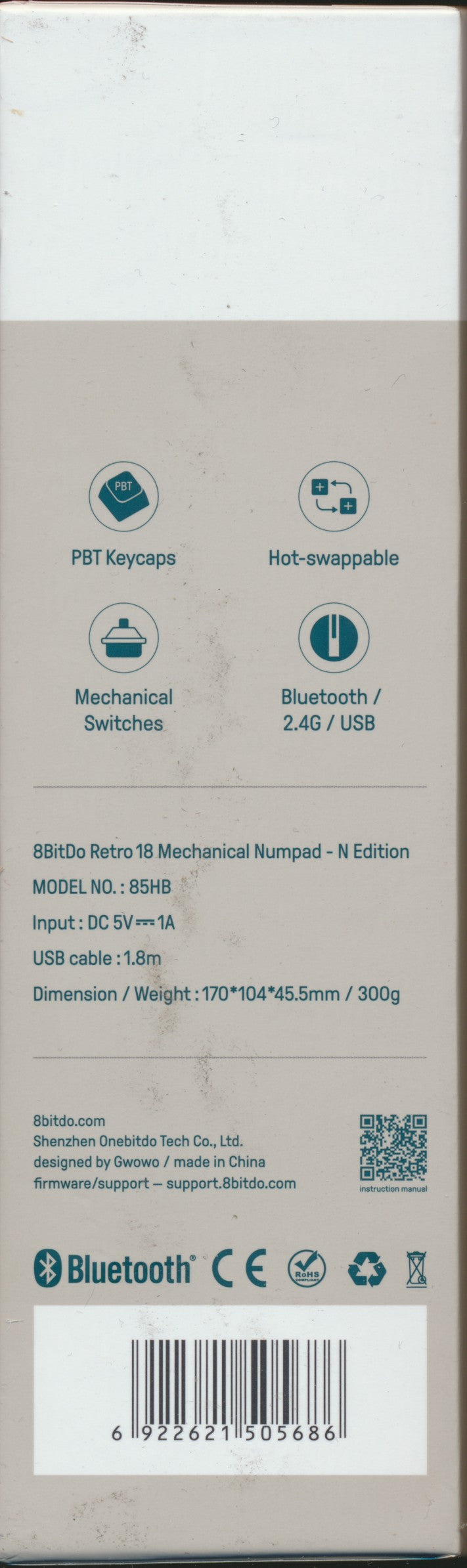 8BitDo Mechanical Numpad N Ed.