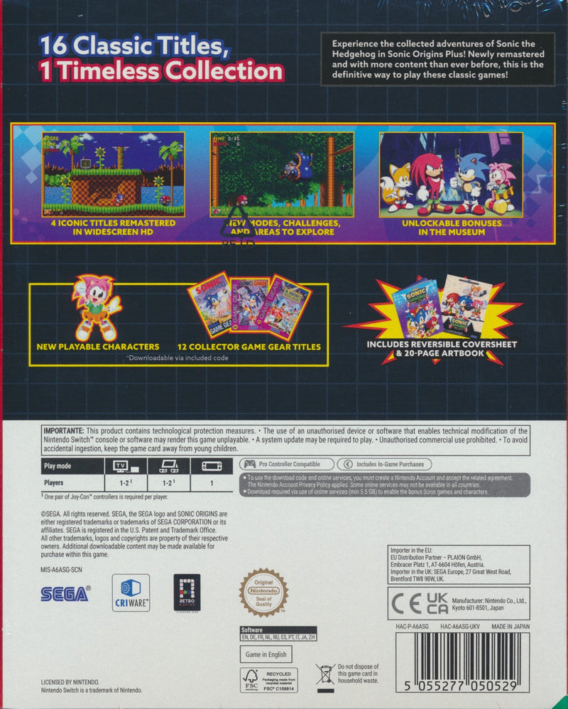 Sonic Origins Plus NS