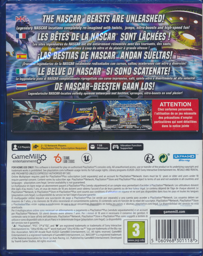 Nascar Arcade Rush PS5
